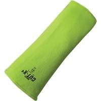 Cut-X&reg; Cut-Resistant Sleeve, Fibreglass/Polyethylene, 10", ASTM ANSI Level A4, High Visibility Lime Consource