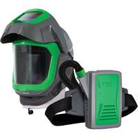 Masque de respirateur Z-Link avec joint de visage, visi&egrave;re & montage &agrave; ceinture, Respirateur &agrave; masque/Masque de soudage, Pile Lithium-ion Consource