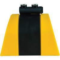 HAZLOK Safety Barrier System, Plastic, Magnetic Mount, 30', Black and Yellow Tape Consource