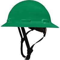Casque de s&eacute;curit&eacute; &agrave; bordure compl&egrave;te LIDGUARD avec mentonni&egrave;re, R&eacute;pond aux normes CSA type 1, Suspension Rochet, Ventil&eacute; Consource
