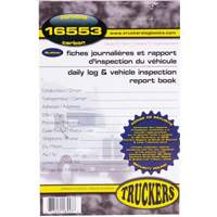 Bilingual Daily Log & Vehicle Inspection Report Book Consource