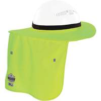 Bordure FR vert lime pour casque de chantier avec cache-cou Consource