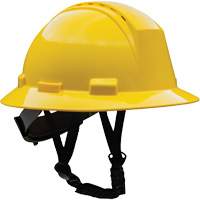 Casque de s&eacute;curit&eacute; &agrave; bord complet Kilimanjaro avec coque en PEHD, R&eacute;pond aux normes CSA type 2, Suspension Rochet, Ventil&eacute; Consource