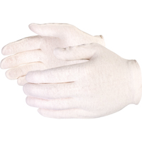 Gant d'inspection pour femmes, Poly/coton, Poignet &agrave; ourlet, Dames Consource
