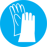 Right to Know Pictogram Labels -Boots, Vinyl, Sheet, 5/8" L x 3/4" W Consource