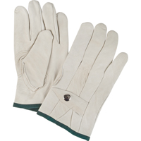 Gants de cordeur d'usage standard, Moyen, Paume Cuir fleur de vache Consource