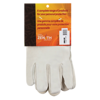Gants de conducteur doubl&eacute;s pour l'hiver, T-Grand, Paume en Cuir fleur de vache, Molleton Consource