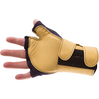 Premium Impact & Repetitive Strain Protective Right-Hand Glove, Size X-Small, Grain Leather Palm Consource