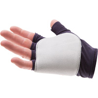 Palm/Side Fingerless Protection Gloves - Right, X-Small, Suede Palm, Slip-On Cuff Consource