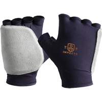 Palm and Side Impact Glove Liner-Right, X-Small, Grain Leather Palm, Slip-On Cuff Consource