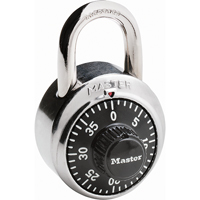 Padlock, Combination, Hardened Steel, 1-7/8" Width Consource