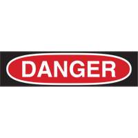 Enseigne Danger, 7" x 10", Polystyr&egrave;ne, Anglais Consource