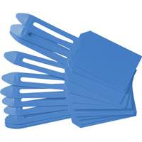 &eacute;tiquettes de cadenassage vierges en plastique, Plastique, 3-1/4" la x 5-4/5" h, Vierge Consource