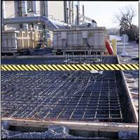 Barricade Tape, English, 3" W x 200' L, 3 mils, Black on Yellow Consource