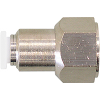 Topfit Female Threaded Y-Connector Fitting, 1/4" Dia, Polymer Consource