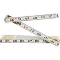 R&egrave;gle Red End Two Way, 6' lo, Bois, Graduations de 1/16" Consource