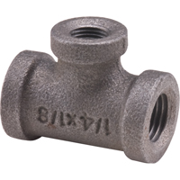 Tee, Reducing, Galvanized, 1" x 1/2" x 3/4" Consource