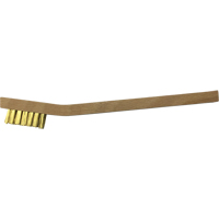 Petites brosses de nettoyage , Laiton, 3 x 7 rangs de fils, Longueur 7-3/4" Consource