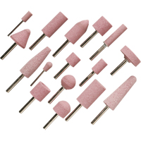 A60R Vitrified Mounted Points, A12, Aluminum Oxide, 11/16" Dia., 1-1/4" L, 60 Grit Consource