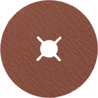 Disque en fibre, C&eacute;ramique, 80, 4-1/2" Dia x 7/8" Arbre Consource