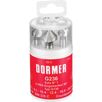 90° Countersink Set, 6 Pieces Consource
