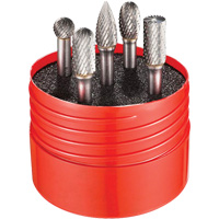 Double Cut Rotary Burr Set, 5 Pieces Consource