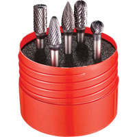 Double Cut Rotary Burr Set, 5 Pieces Consource