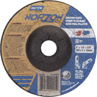 NorZon Plus SGZ Grinding Wheel, 4" x 1/8", 5/8" Arbor, Ceramic Alumina, Type 27 Consource