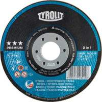 Meule &agrave; moyeu d&eacute;port&eacute; Rondeller, 4-1/2", 36 Grain, 7/8", 13 300 Tr/min, Type 29 Consource