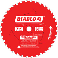 Lame de scie Cermet II Steel Demon, 7-1/4", 36 dents, Pour M&eacute;tal Consource
