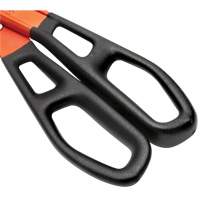 Cisaille d'&eacute;tain en aluminium dentel&eacute; de 13" avec poign&eacute;e tremp&eacute;e, Longueur de coupe de 3", Coupe Droit Consource