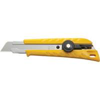 Ratchet Lock Utility Knife with Solid Blade, 18 mm, Stainless Steel Blade Consource