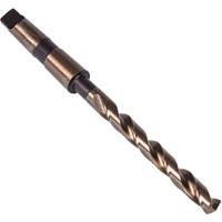 Foret &agrave; queue conique robuste, 9/16", Acier rapide au cobalt, Cannelure 4-7/8", Pointe de 135° Consource