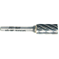 A5-NF JET-KUT&reg; Cylindrical Shape Bur for Aluminum/Non-ferrous Materials, 1/2" Dia., 1/4" Shank Consource