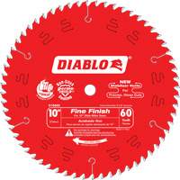 Lames de scie pour entrepreneur - Lames de scie finition fine, 10", 60 dents, Pour Bois Consource