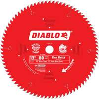 Lames de scie pour entrepreneur - Lames de scie finition fine, 12", 80 dents, Pour Bois Consource