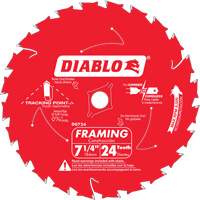 Lame de scie &agrave; charpente, 7-1/4", 24 dents, Pour Bois Consource