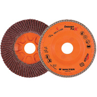 Disque &agrave; lamelles Enduro-Flex, 4-1/2" x 7/8", Type 27, Grain 40, Alumine de zirconium Consource