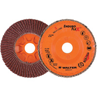 Disque &agrave; lamelles Enduro-Flex, 5" x 7/8", Type 27, Grain 40, Alumine de zirconium Consource