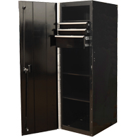 Armoire lat&eacute;rale s&eacute;rie RX, 3 tiroirs, 19" la x 25" p x 61" h, Noir Consource