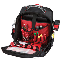Low-Profile Backpack, 10" L x 12" W, Black, Ballistic Consource