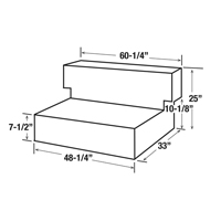 Steel Fuel Transfer Tank, Steel, 100 Gal. Capacity, Black Consource
