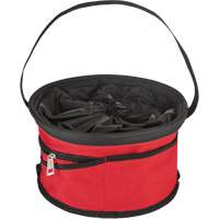 Parachute Organizer Bag, 11-4/5" L x 11-4/5" W x 11" H, Nylon, Black/Red Consource