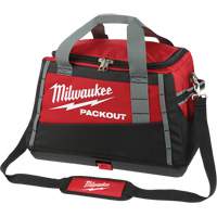 Packout Tool Bag, Ballistic Nylon, 8 Pockets, Black/Red Consource