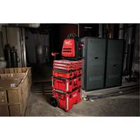 Packout Backpack, 15-3/4" L x 11-4/5" W, Black/Red, Ballistic Consource