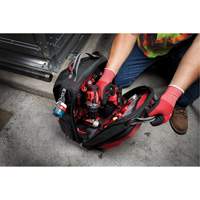Packout Backpack, 15-3/4" L x 11-4/5" W, Black/Red, Ballistic Consource
