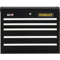 300 Series Tool Chest, 26" W, 5 Drawers, Black Consource