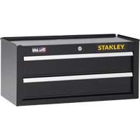 300 Series Middle Tool Chest, 26" W, 2 Drawers, Black Consource