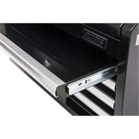 Industrial Tool Chest, 26" W, 4 Drawers, Black Consource