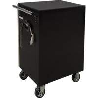 Heavy-Duty Tool Cart, 7 Drawers, 28" W x 22" D x 42-3/8" H, Black Consource